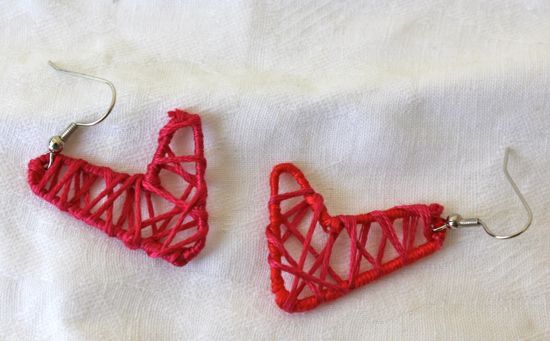 DIY Paper Clip Heart Earrings | HelloGlow.co
