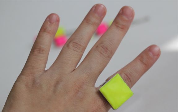clay neon ring