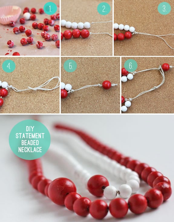 How to make a statement beaded necklace