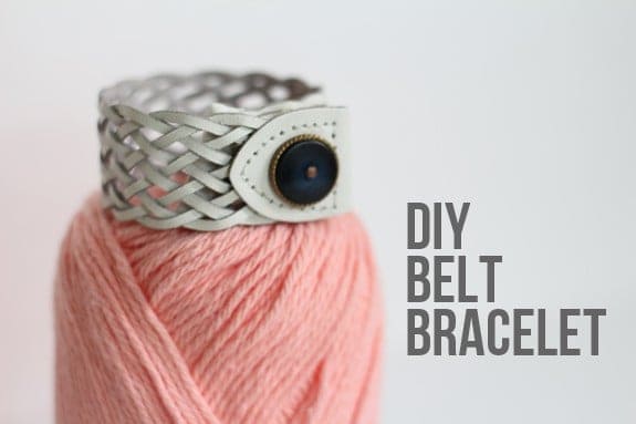 DIY belt bracelet