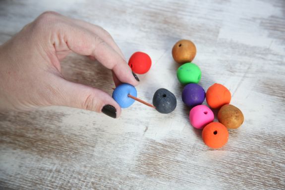 diy clay balls