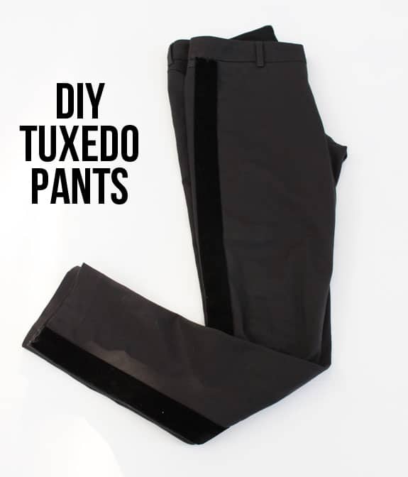 DIY Tuxedo Pants