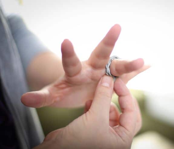 Braided Clay Ring