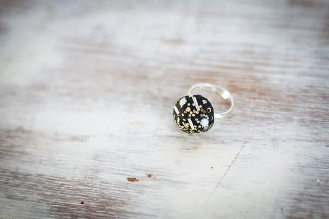 DIY Clay Statement Ring | HelloGlow.co