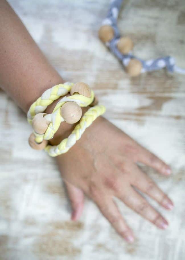 DIY Wrap T-shirt Bracelet | Hello Glow