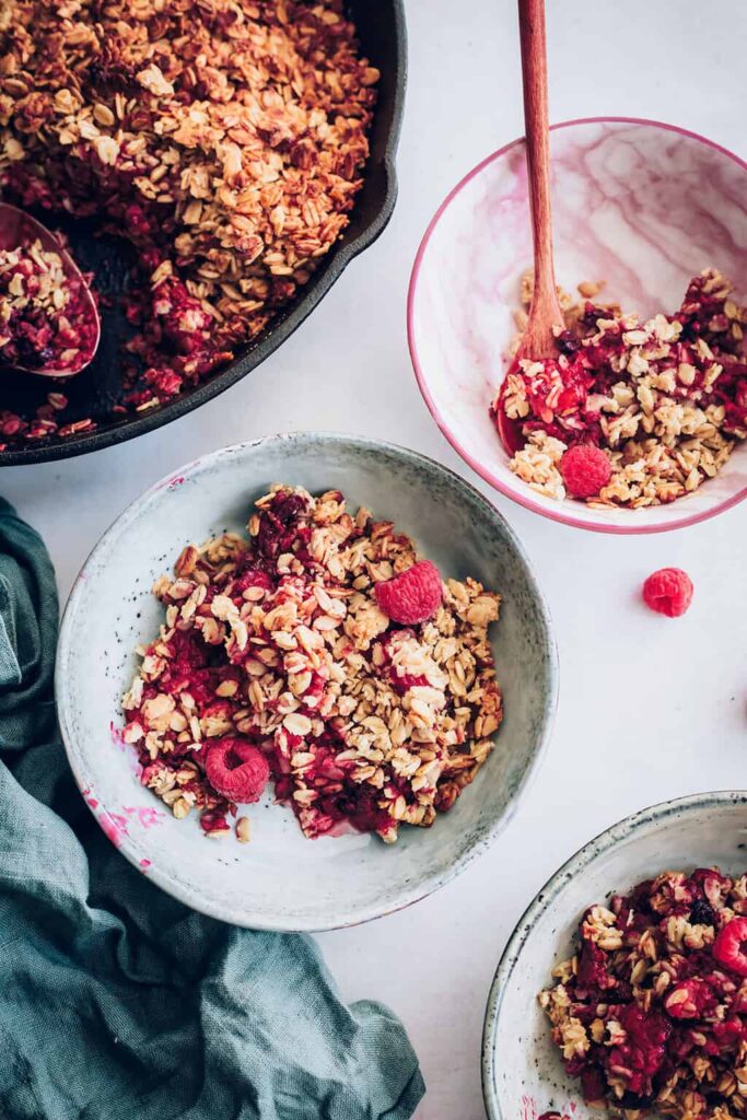 Healthy Berry Crumble