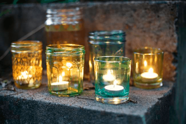 Tinted Glass Votives | Hello Glow