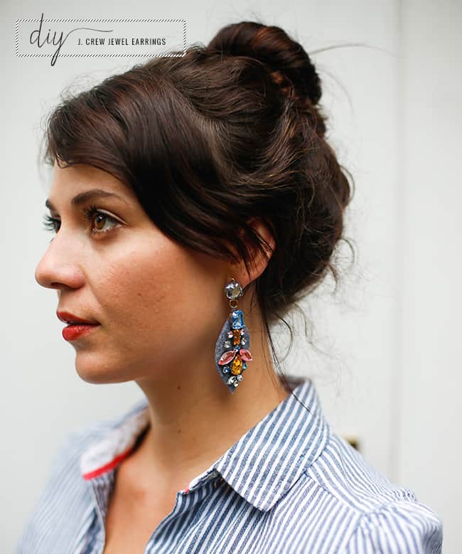 DIY Earrings from J. Crew | Hello Glow