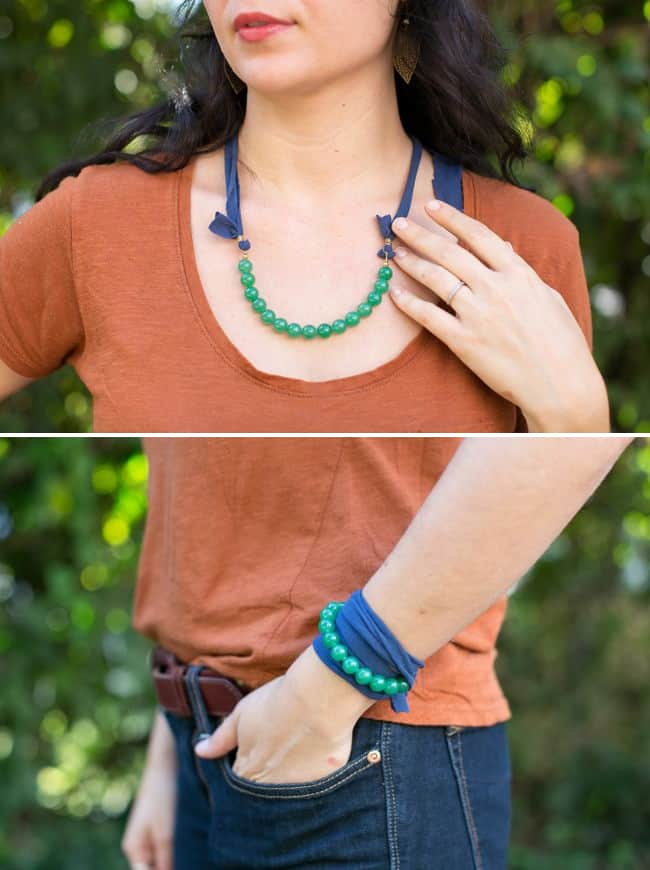 DIY Bead Wrap Bracelet 