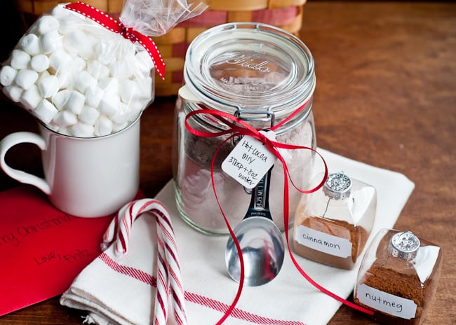 Homemade Hot Cocoa Gift Basket