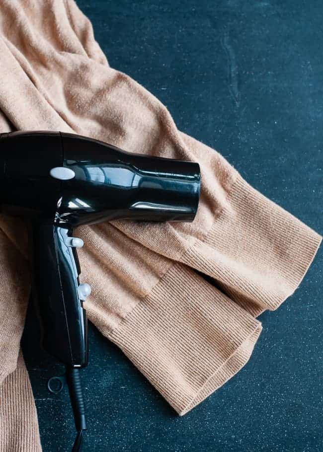 Hair dryer to shrink cuffs | Hello Glow