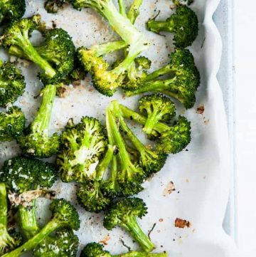 Roasted Broccoli 3 Ways