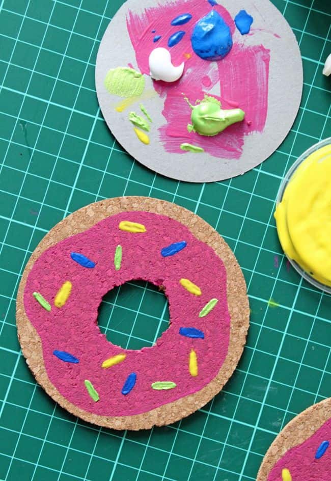 DIY Donut Coasters | HelloGlow.co