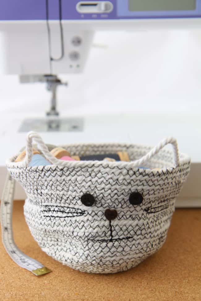 Cat DIY Rope Basket - Hello Nest