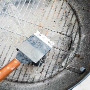 how to clean a grill
