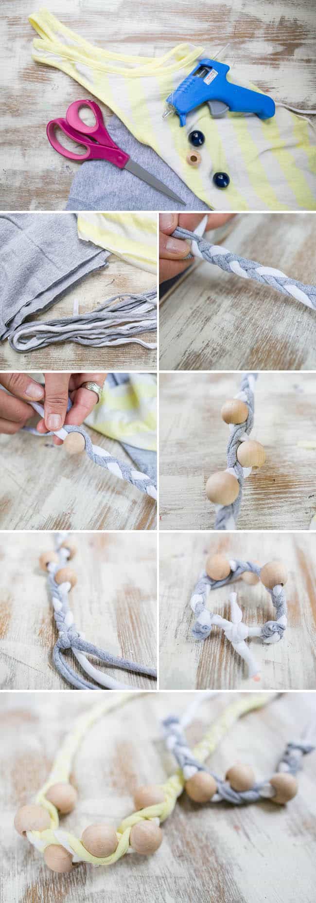 DIY T-shirt Bracelet | Hello Glow