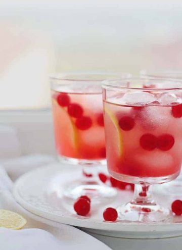 Cranberry-Ginger Gin Punch Recipe | HelloGlow.co