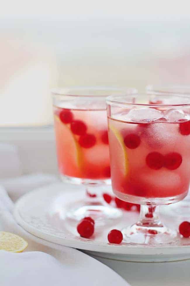 Cranberry Ginger Cocktail Recipe | HelloGlow.co
