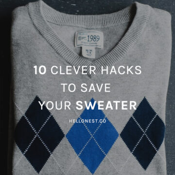 10 Clever Hacks to Save Your Sweater - Hello Nest