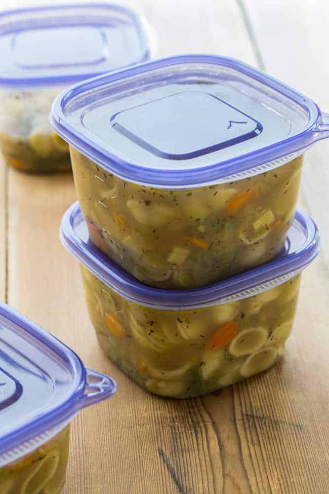 Freezer Containers Soup