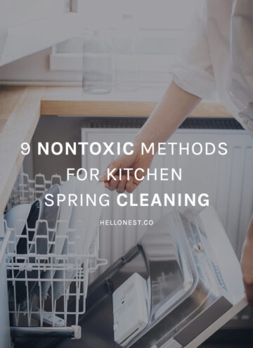 9 Nontoxic Methods for Kitchen Spring Cleaning - Hello Nest