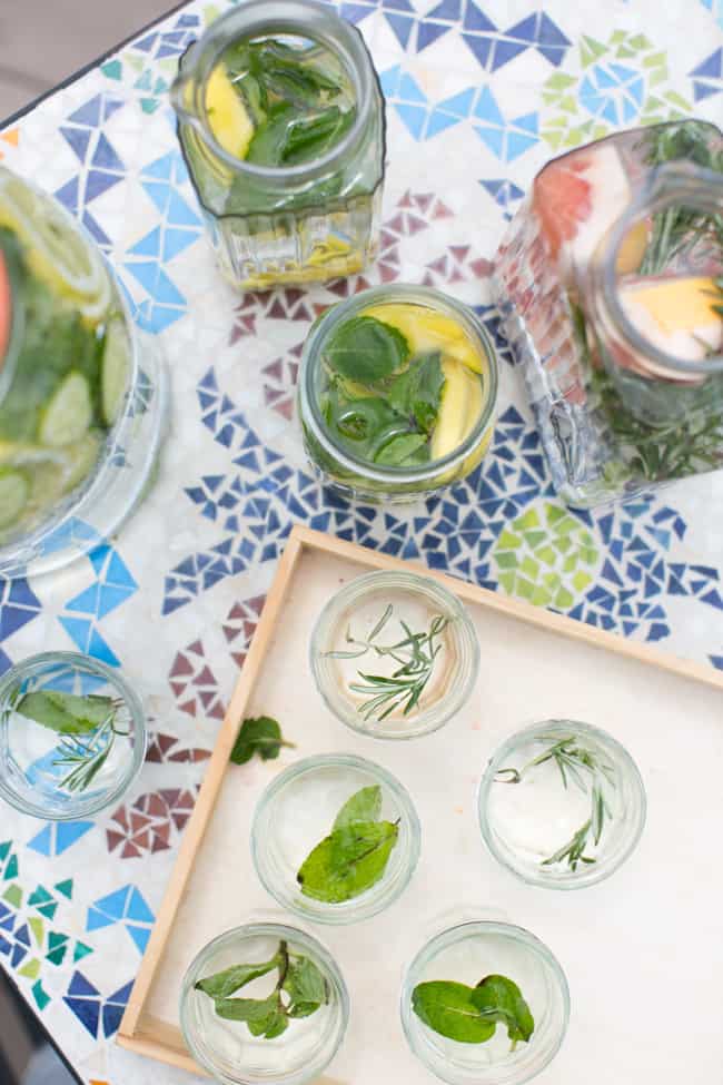 3 Herb Infused Water Recipes
