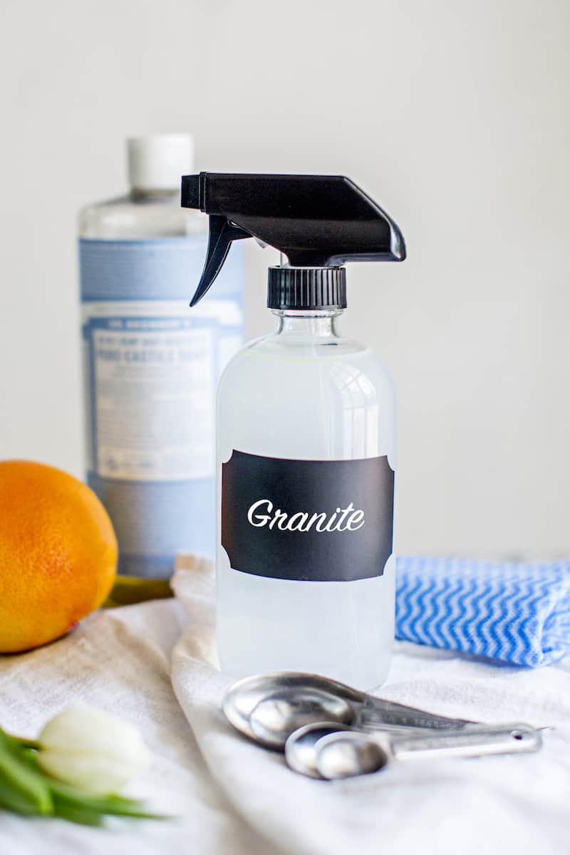 5 Diy Countertop Cleaner Recipes Hello Glow This Homemade Counter Cleaner Is Gentle Enough For Surfaces Like Granite And Marble Vinegar Based Cleaners Are A No Natural Stone Counters Because