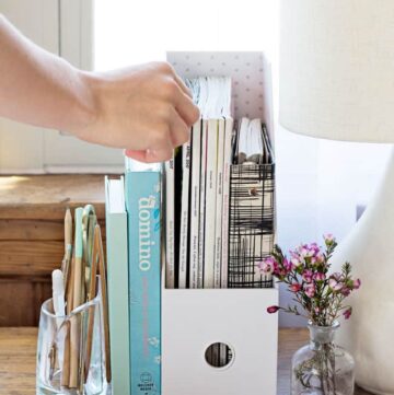 6 Tips For Creating an Organized + Efficient Home Office Space