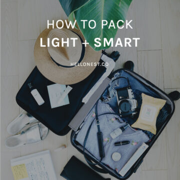How to pack light + smart - HelloNest.co