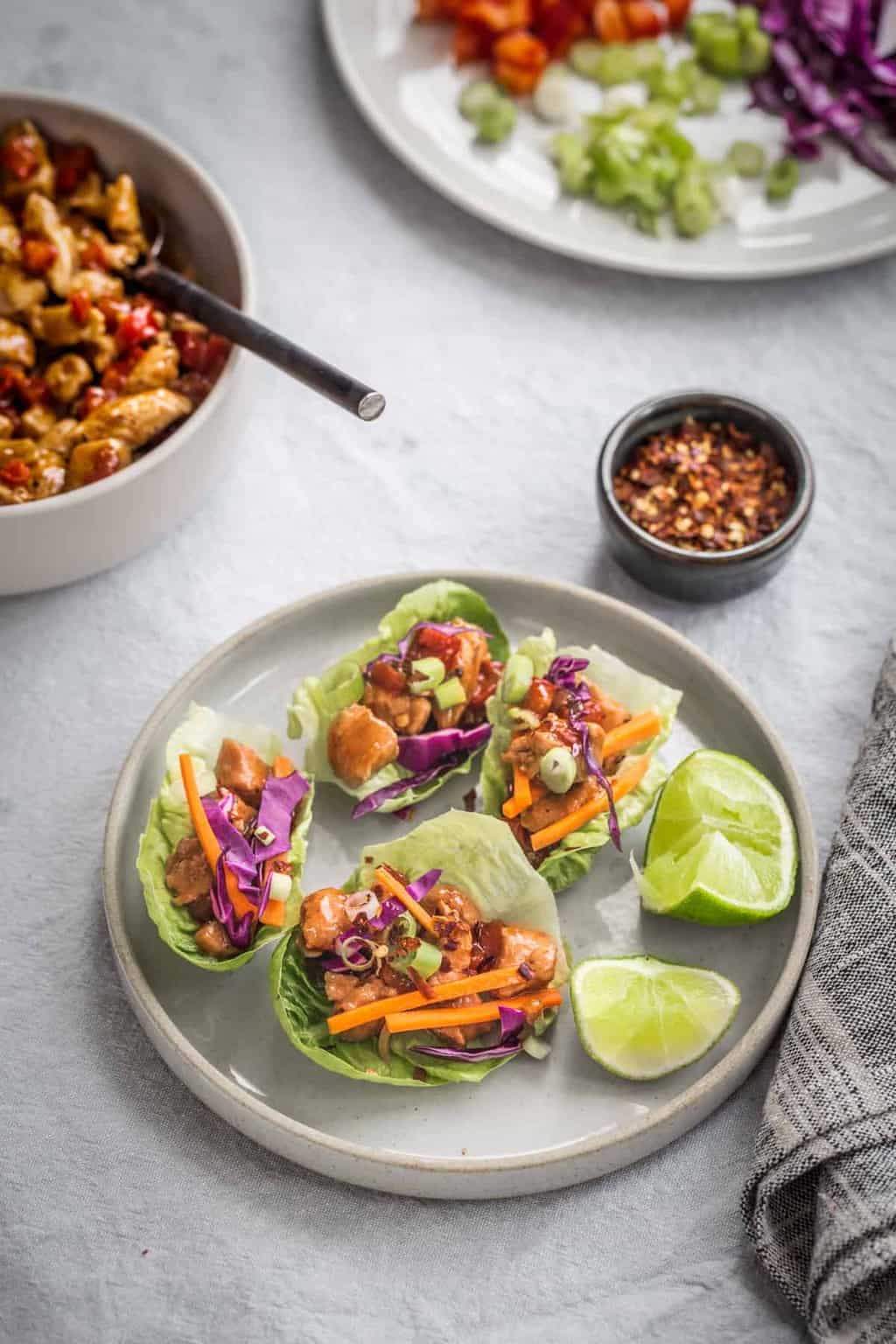 These Asian-Inspired Lettuce Wraps Are The Perfect Back-To-School Dinner