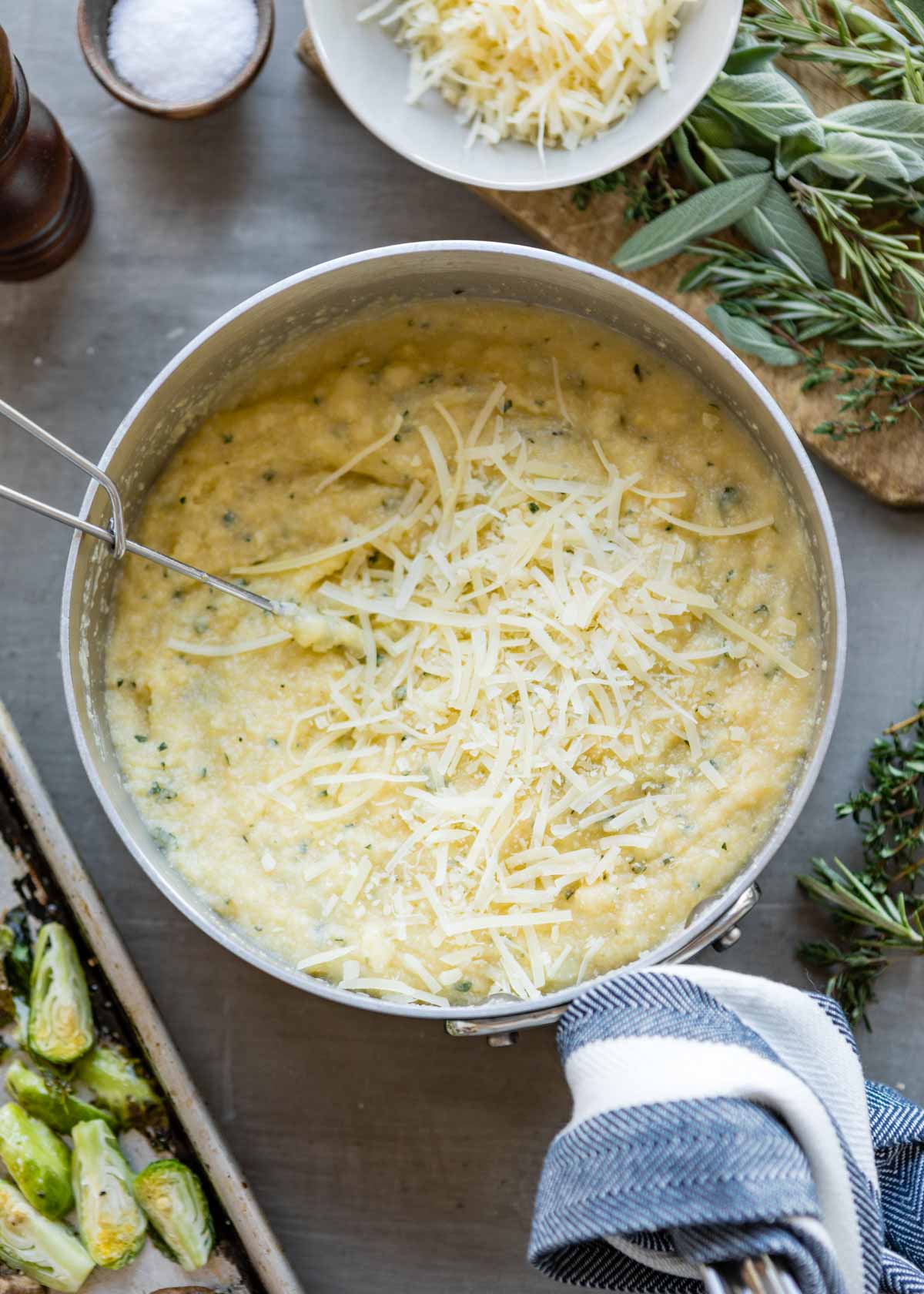 Meet Your New Favorite Weeknight Dinner: Creamy Herbed Polenta Bowls