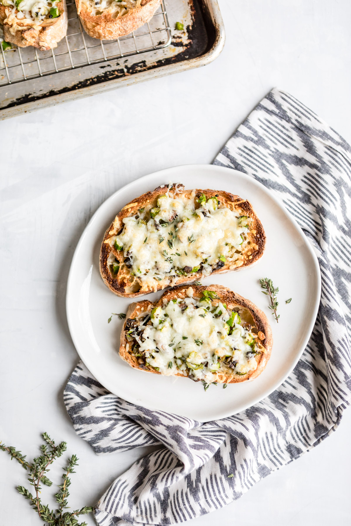 Say Hello to Spring With These Cremini and Asparagus Tartines