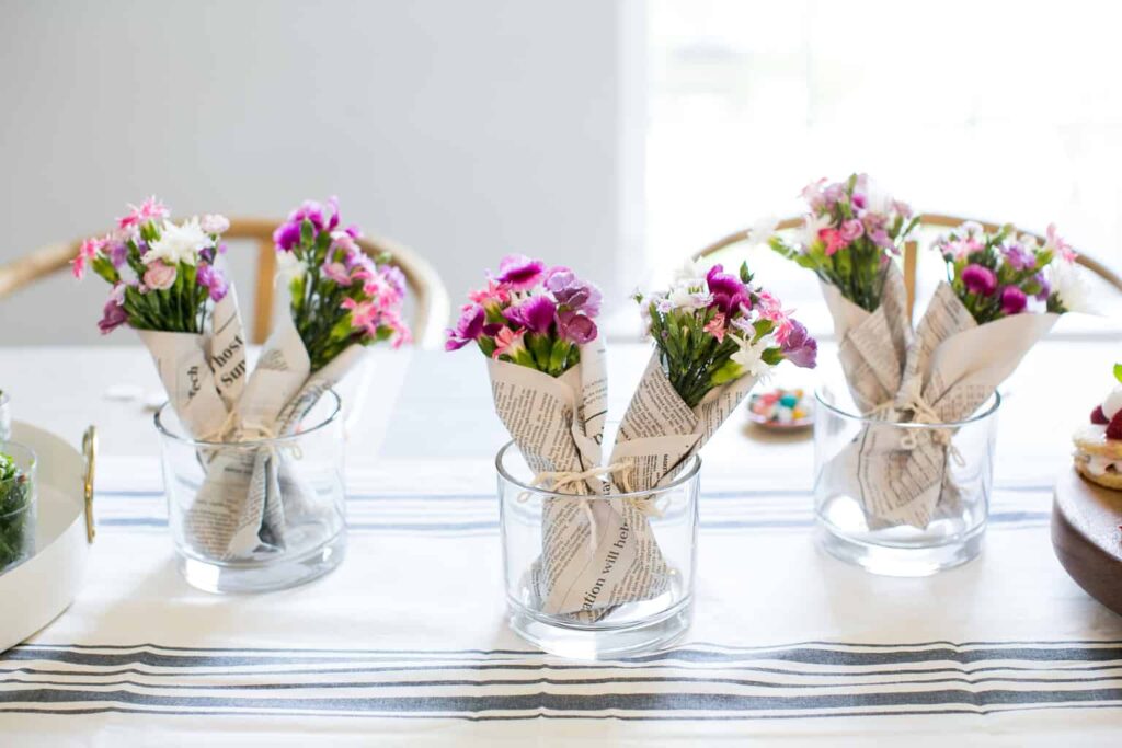 How to Expertly Wrap a Bouquet of Flowers from the Grocery Store