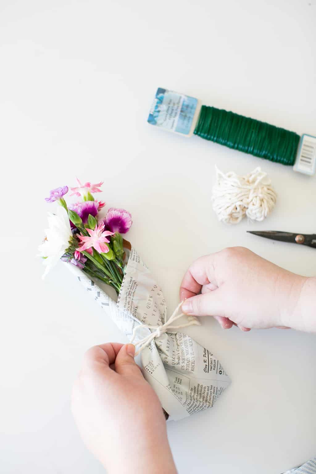 How to Make Mini-Bouquets with Grocery Store Flowers