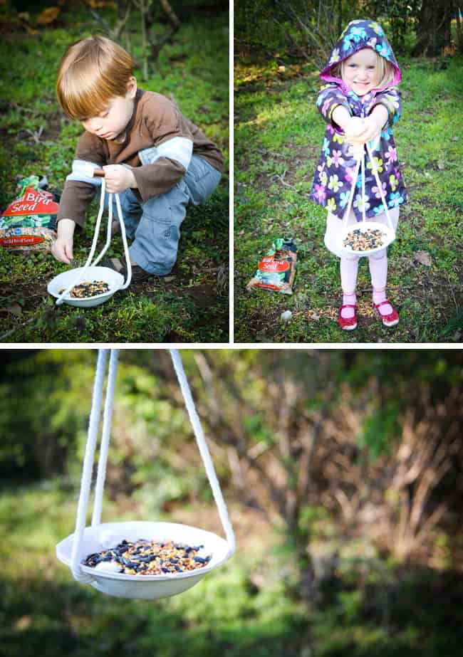 DIY Birdfeeder with clay