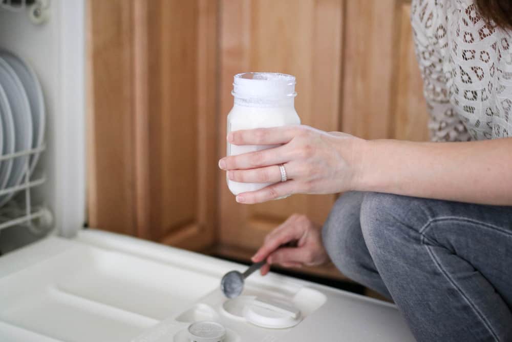 Homemade Liquid Dishwasher Detergent with Essential Oils Hello Nest