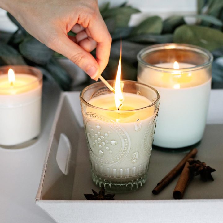 How To Make Dried Flower Candles | Hello Nest