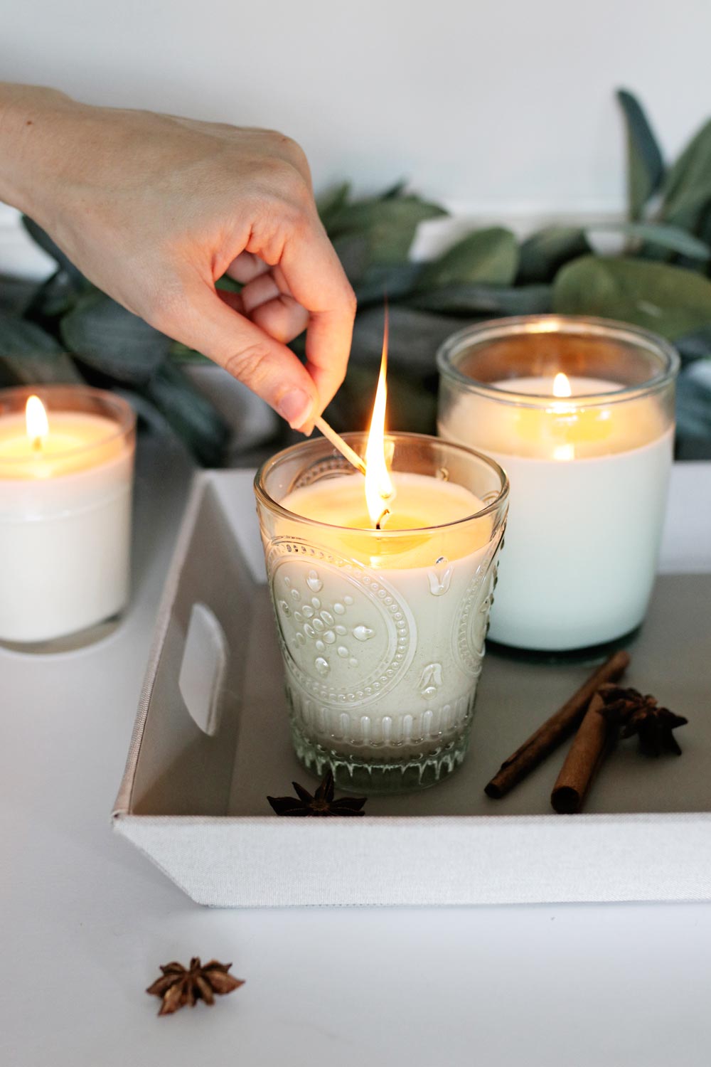 Fall Candles 3 Ways from Hello Nest | 10 DIY Fall Candles