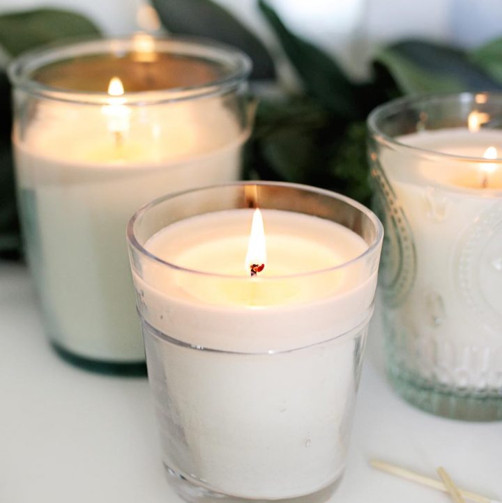 how to get remaining wax out of candles