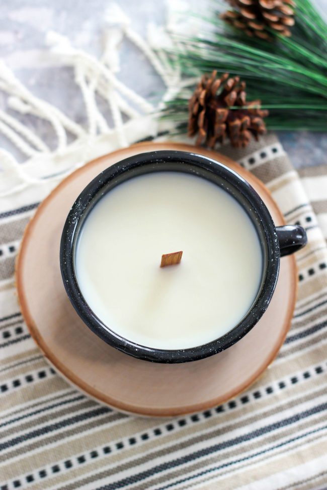 Campfile Candle from Purely Katie | 10 DIY Fall Candles
