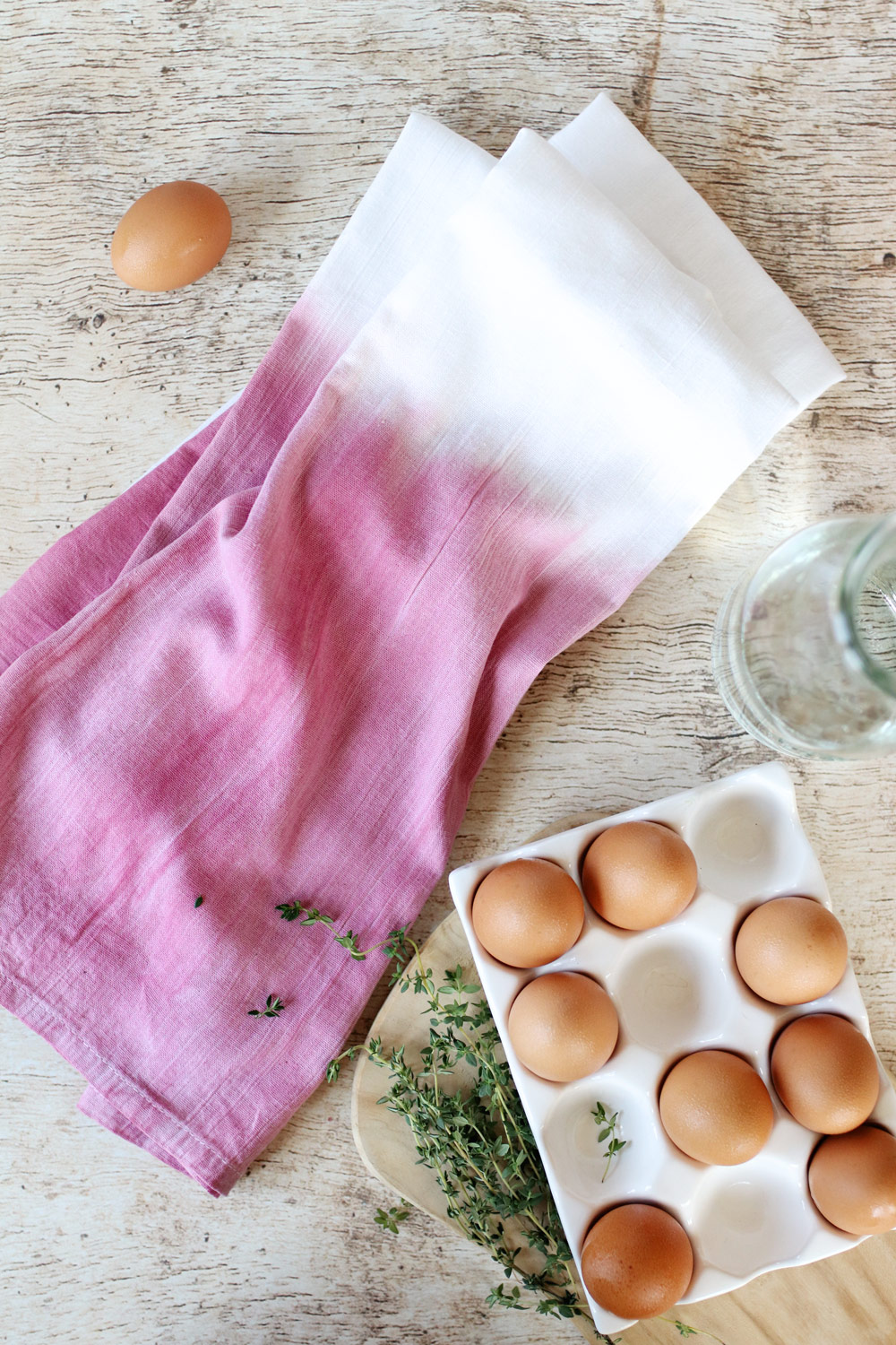 Beet Dyed Dish Cloths | Homemade Gift Ideas