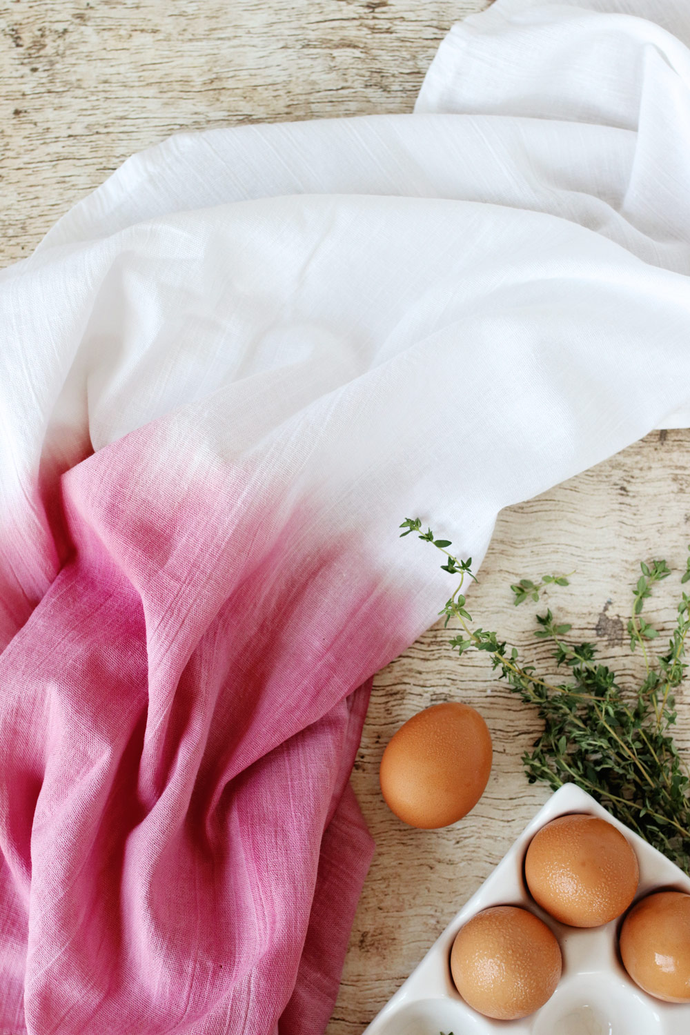 DIY Dish Cloths with Beet Dye