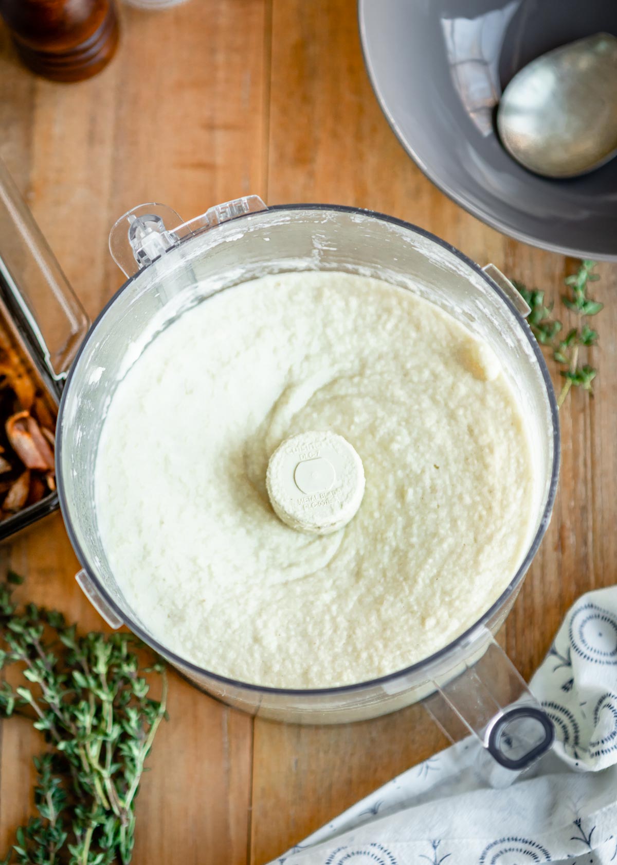 Celeriac Puree with Balsamic Roasted Shallots