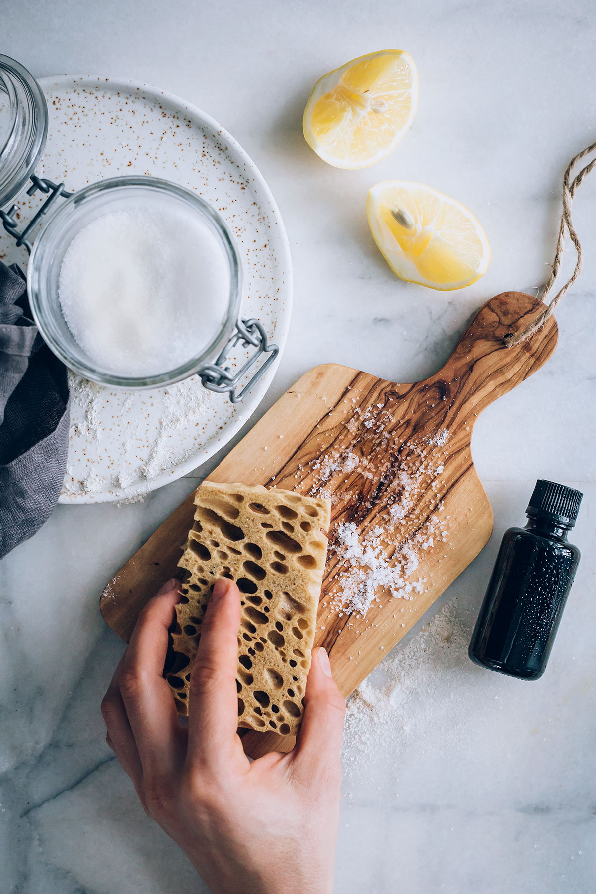 Cutting Board Homemade Disinfectant - Fed & Fit