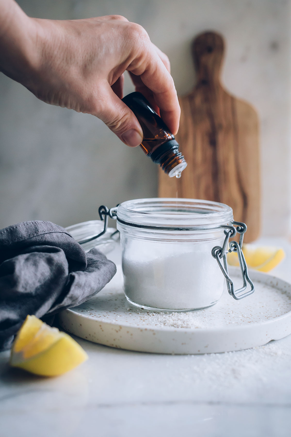 How To Clean A Wooden Cutting Board & DIY Cutting Board Scrub