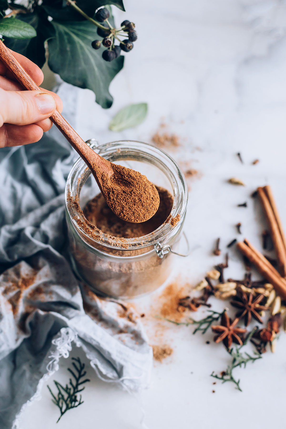 Homemade Chai Mix plus a Super Easy Chai Spiced Vegan Cookies Recipe