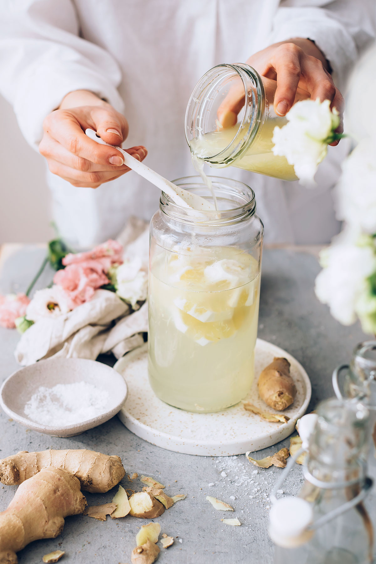 Natural Homemade Ginger Ale | Hello Nest