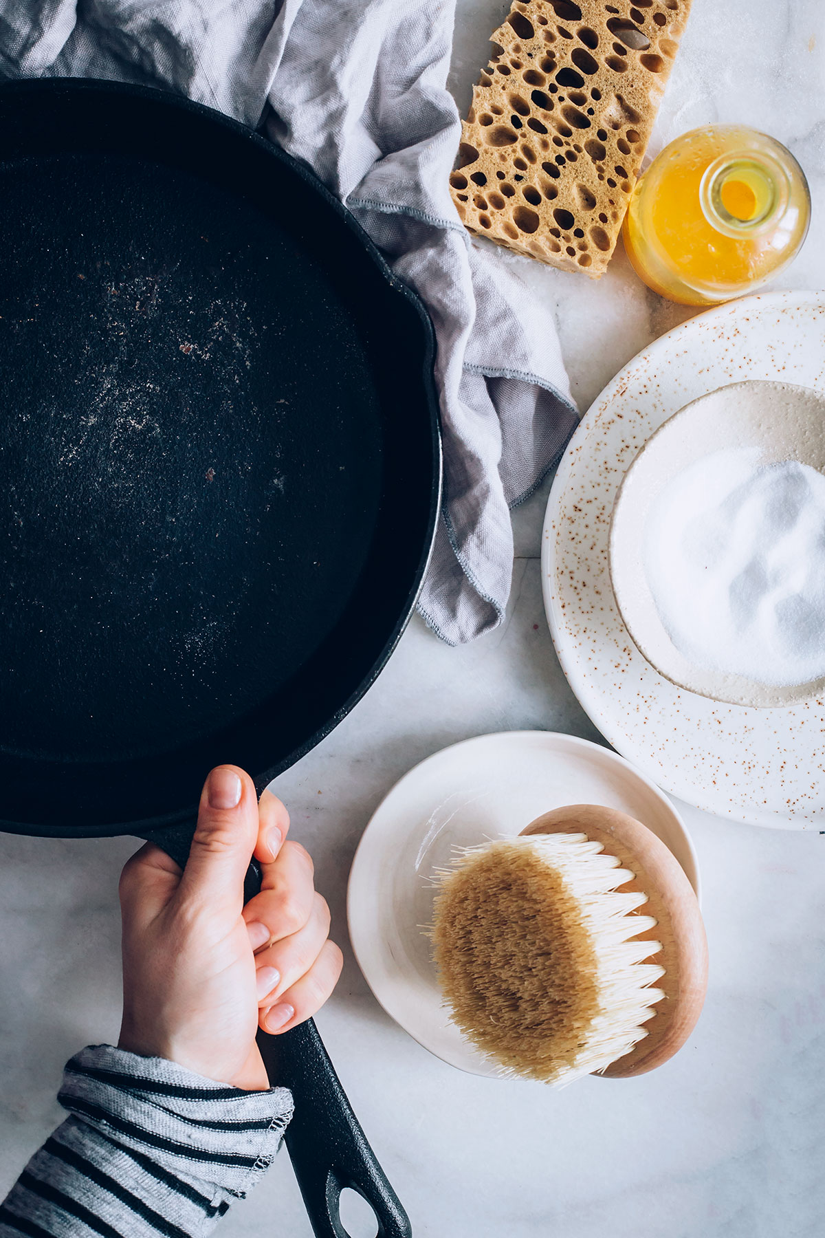 How To Clean Cast Iron Skillets