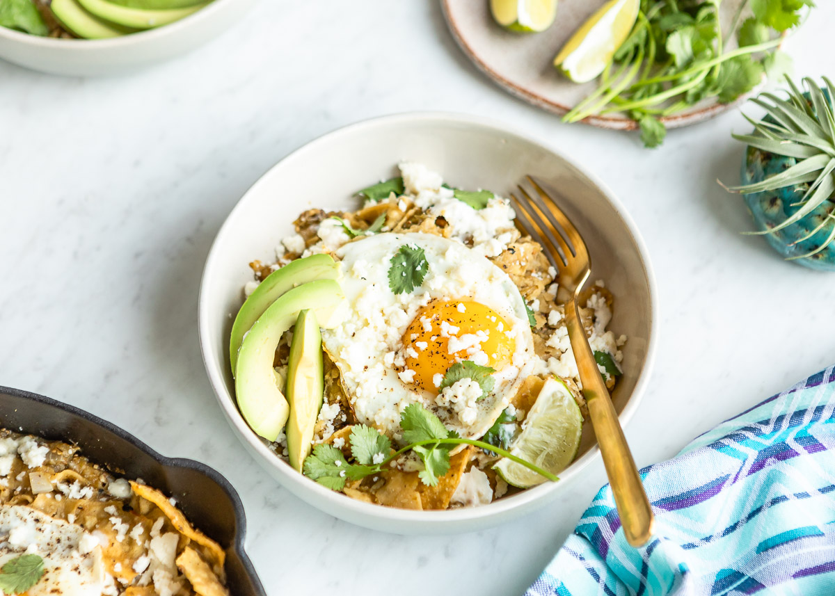 Quick and Easy Chilaquiles Verdes | Hello Nest