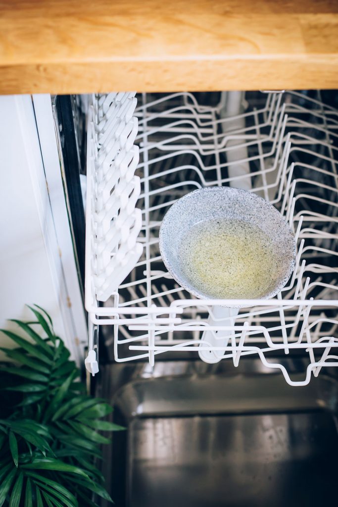 How To Clean The Dishwasher With Vinegar + Baking Soda Hello Nest